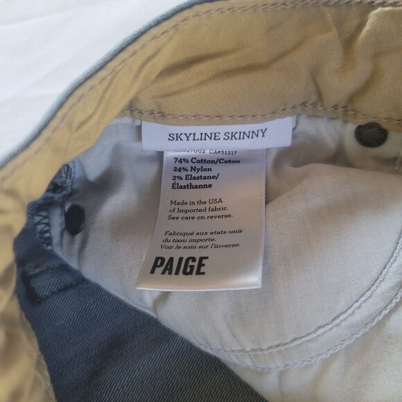 Paige Jeans Skyline Skinny Size 26 - Picture 7 of 9